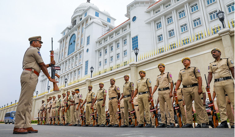 The situation in Medak town remains peaceful, Telangana police said 